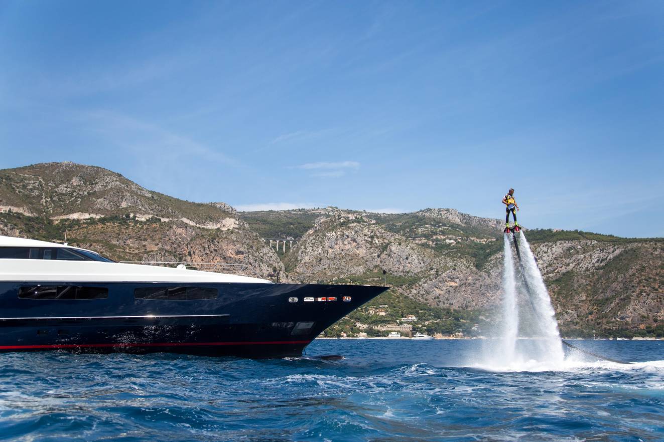 Mischief Super Yacht - Book Your Voyage Aboard Mischief and Make Use of the Jet Boots, Jet Skies, Tenders, Water Skis, Wakeboards, Paddle Boards, Pontoons, Snorkelling Equipment and Fishing Equipment