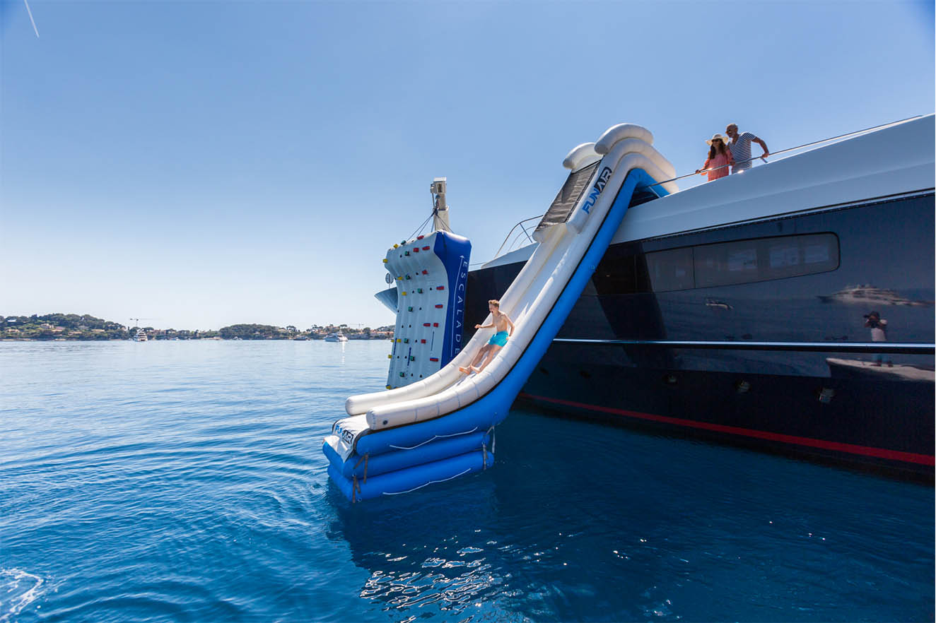 Mischief Super Yacht - Book Your Voyage Aboard Mischief and Make Use of the Jet Boots, Jet Skies, Tenders, Water Skis, Wakeboards, Paddle Boards, Pontoons, Snorkelling Equipment and Fishing Equipment