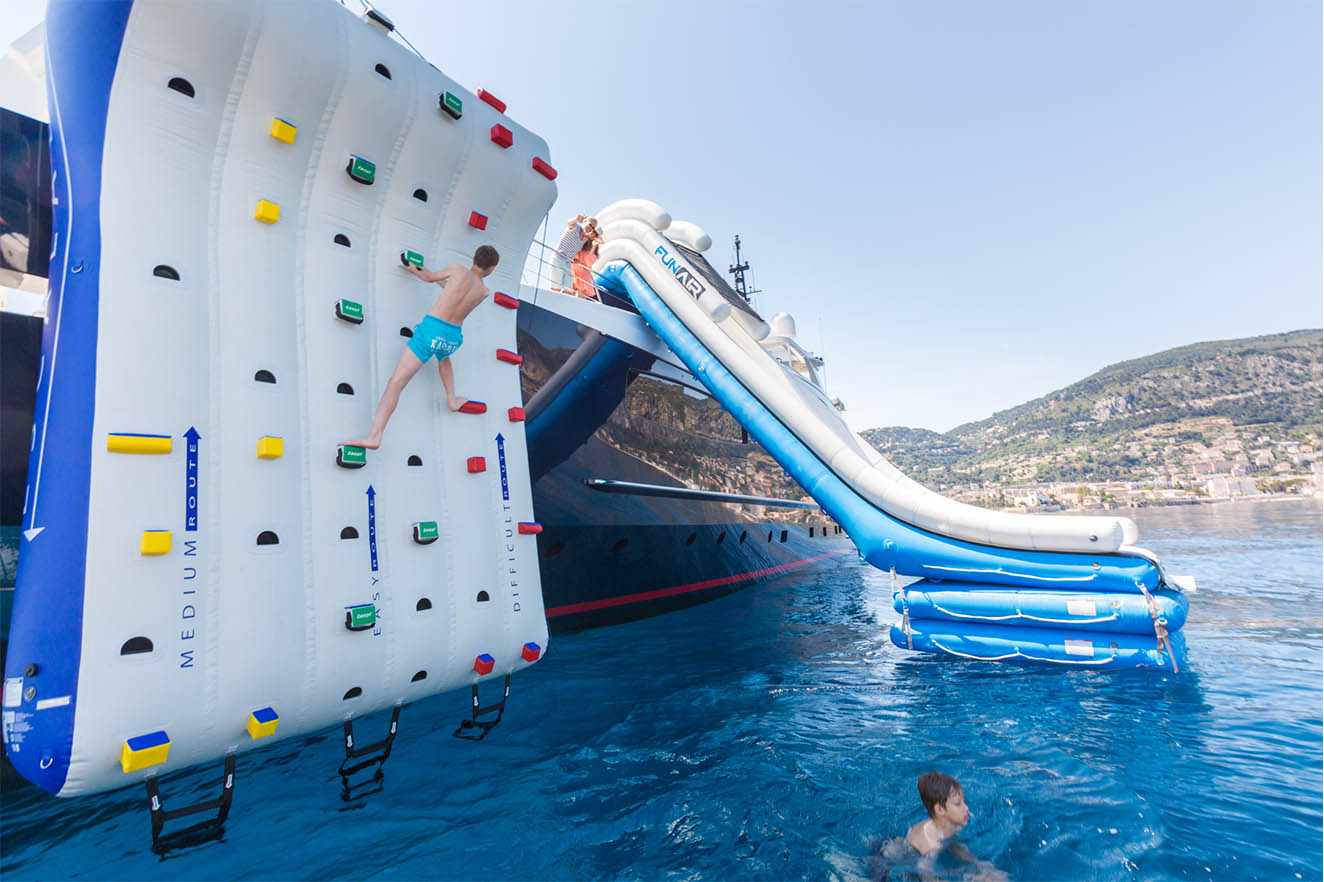 Mischief Super Yacht - Book Your Voyage Aboard Mischief and Make Use of the Jet Boots, Jet Skies, Tenders, Water Skis, Wakeboards, Paddle Boards, Pontoons, Snorkelling Equipment and Fishing Equipment